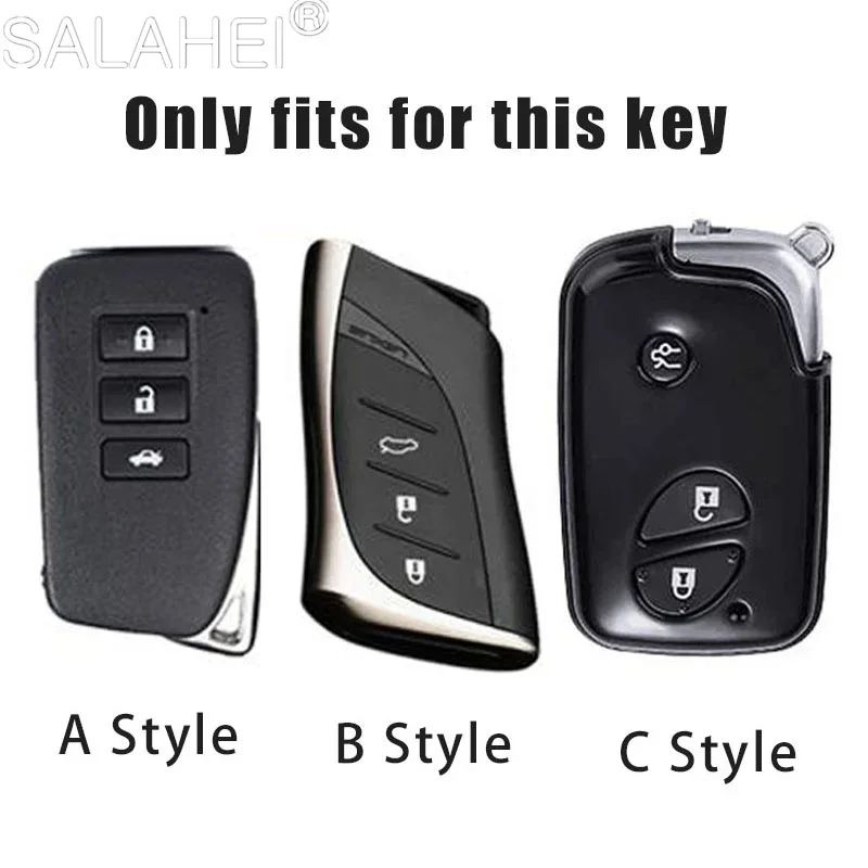 Zinc Alloy Car Remote Key Case Cover Bag For Lexus ES350 ES300h GS350 IS200T IS350 LX570 NX200 NX300 NX300h RC200t RX350 RX450h