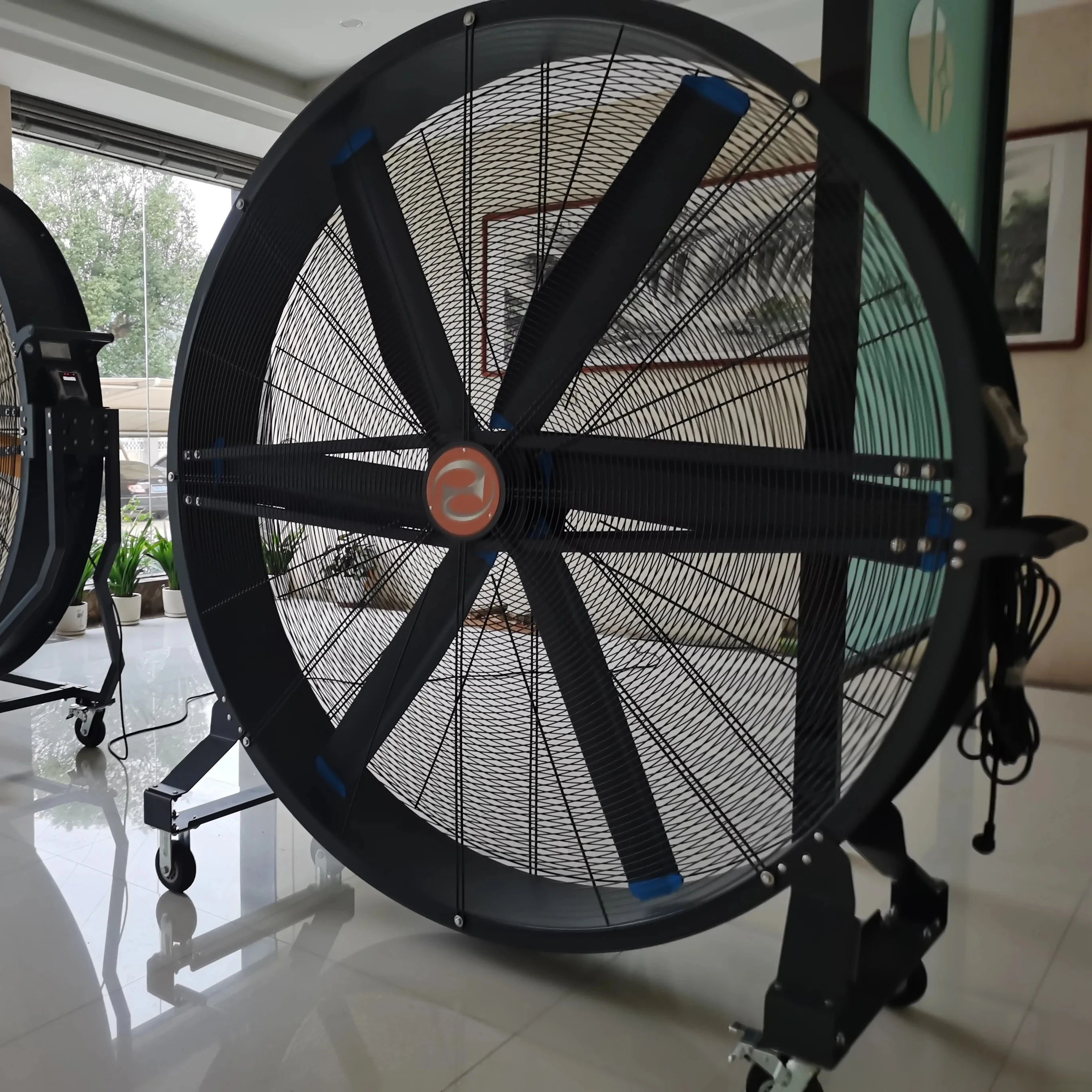 

2m 7ft Big Size Portable Type Large Movable Fans With Casters