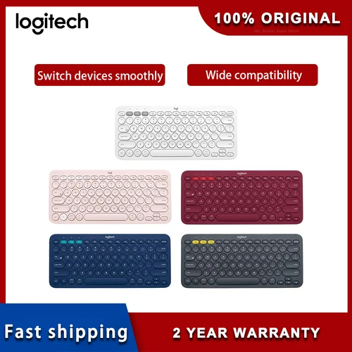Original Logitech K380 teclado inalámbrico Bluetooth portátil multidispositivo Apple teléfono ipad ordenador mac teclado silencioso ultrafino
