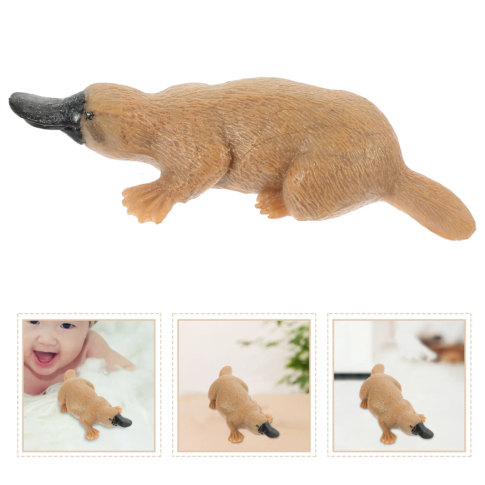 

Realistic Simulation Duckbilled Figure Animal Ornament Educational Kids Gift Garden Bonsai Decor Animal Toy