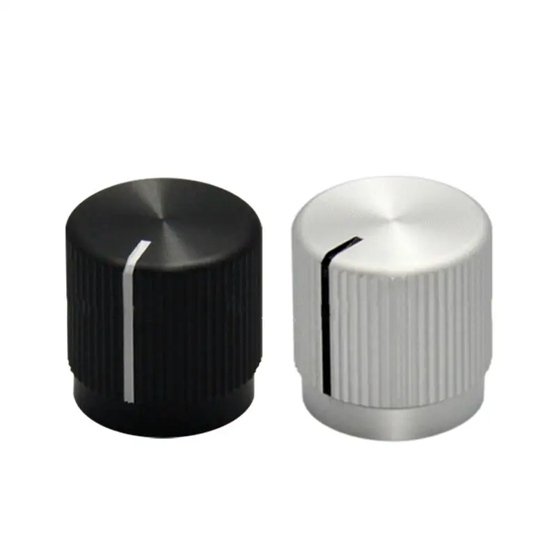 1PCS High-end 15*15mm 6mm Shaft Aluminum Rotary Electronic Control Potentiometer Knob Volume Control Knob