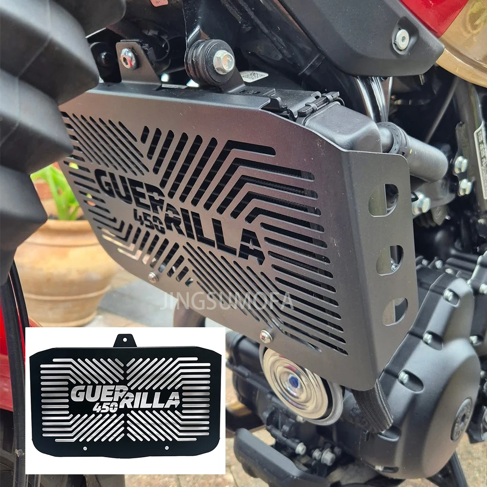 ل GUERRILLA450 Guerrilla450 Guerrilla 450 2024 2025 دراجة نارية الملحقات المبرد الحرس مصبغة الغطاء الواقي guerrilla450