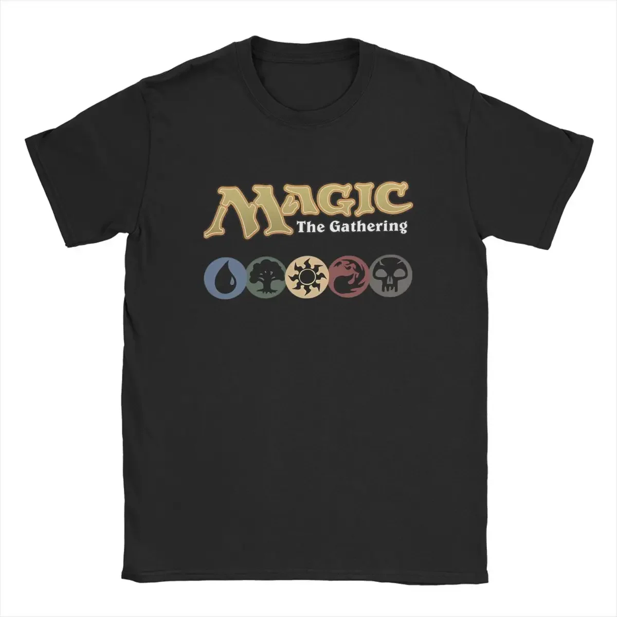 Cotton Tees Crew Neck Short Sleeve T Shirt Plus Size Clothing Magic Games Gathering MTG T-Shirt Men Card Games Vintage 100% new