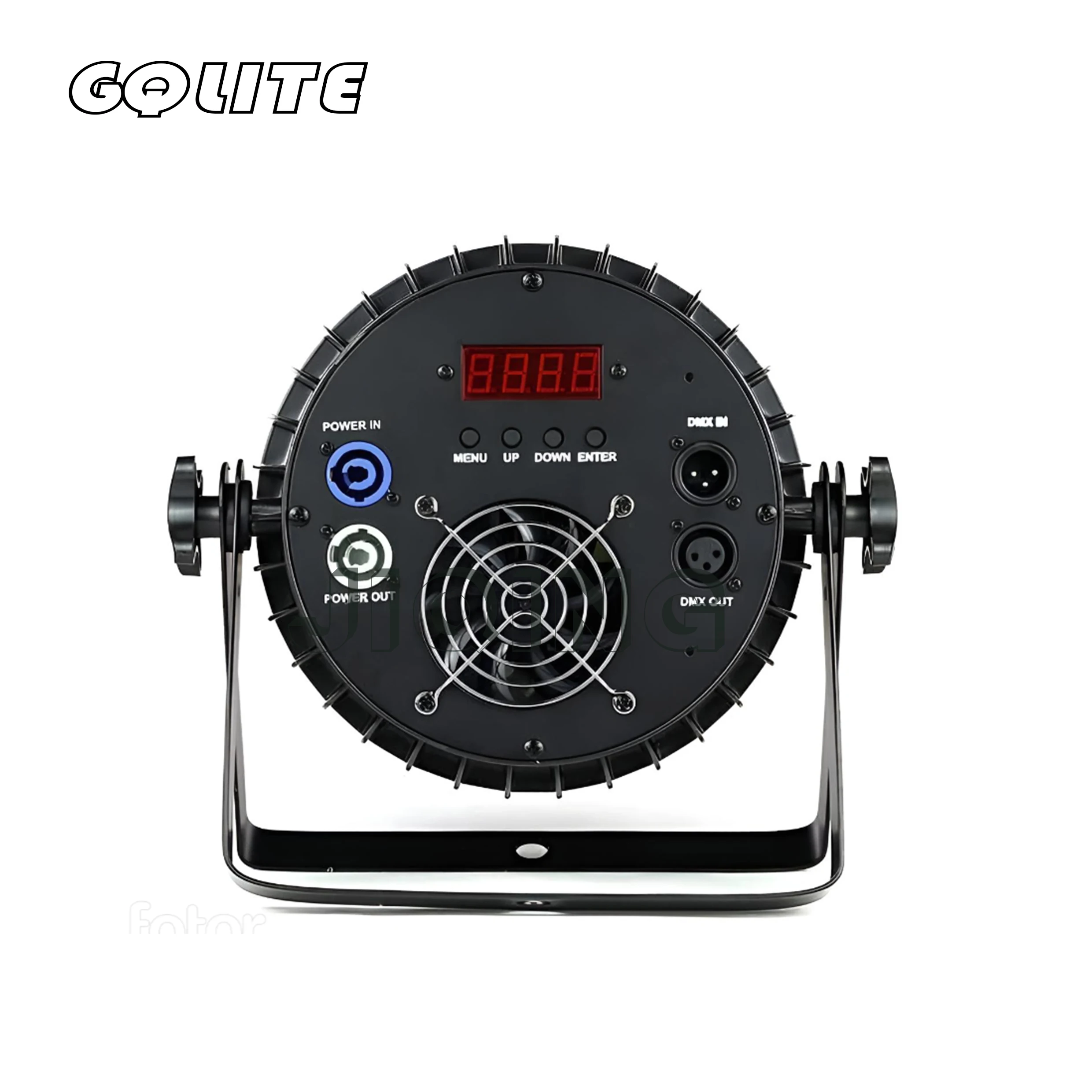 GQLITE 6PCS Aluminum Alloy LED Par 18x12W RGBWLights 4in1 LED Lighting DMX512 Disco Light Professional Stage Dj  Fast Shipping