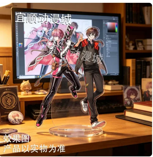 Japanese Anime The King’s Avatar Zhang Jiale Ye Xiu Acrylic Stand Figure Model Plate Cosplay Collection Desktop Decor Gifts MM