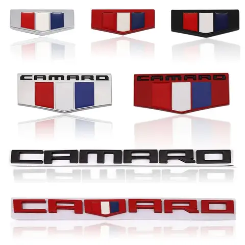 Chevrolet Cavalier Onix Cruze Aveo Silverado 자동 트렁크 데칼 장식 용 Camaro 로고 자동차 후면 엠블럼 스티커