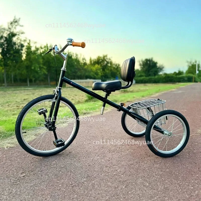 Original Colorful Adult Folding Tricycle Outdoor Leisure Retro Lightweight Exercise Shopping Bike