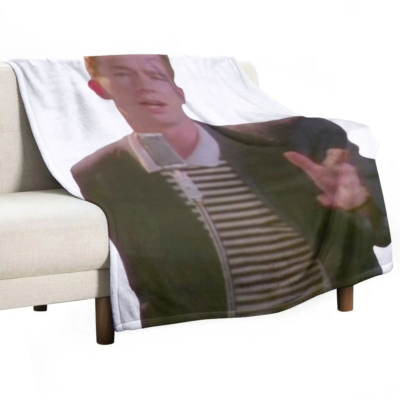 

Never gonna give you up Throw Blanket Loose Blanket For Sofa blankets and throws Sofa Blanket