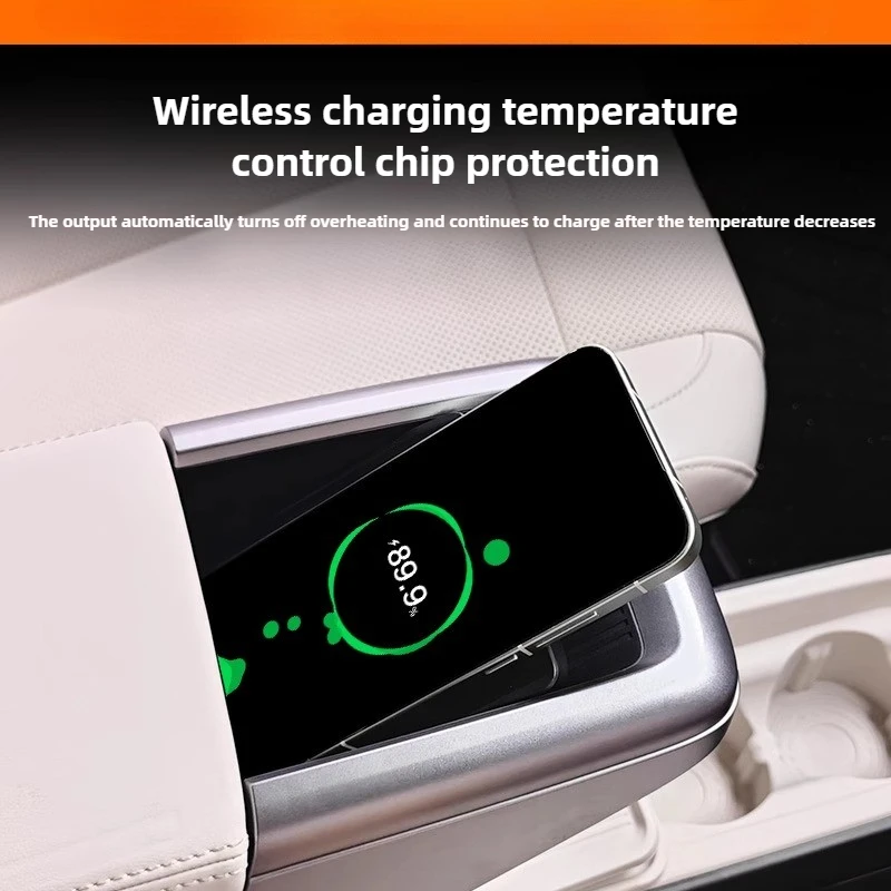 15W Fast Charger For Chery ICAR V23 3rd Gen Wireless Charger Pad Smartphone Specific Charging Module Interior Modification