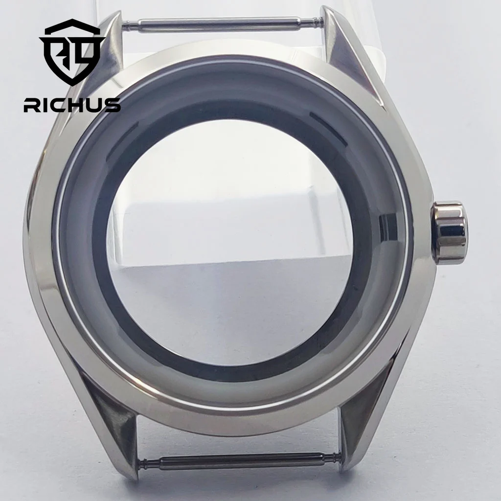 

RICHUS 41mm Watch Case Sapphire Glass Fit NH34 NH35 NH36 Miyota8215-DG Movement Watch Accessories