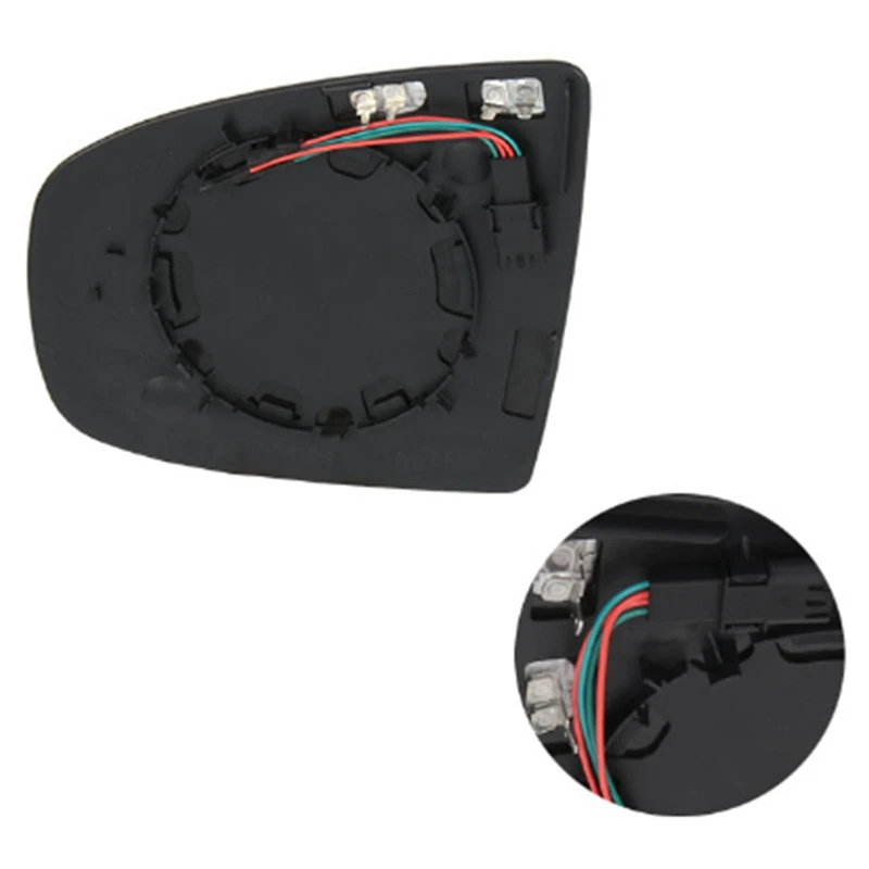 3X Right Side Rear View Mirror Side Mirror Glass Heated + Adjustment For BMW X5 E70 2007-2013 X6 E71 E72 2008-2014