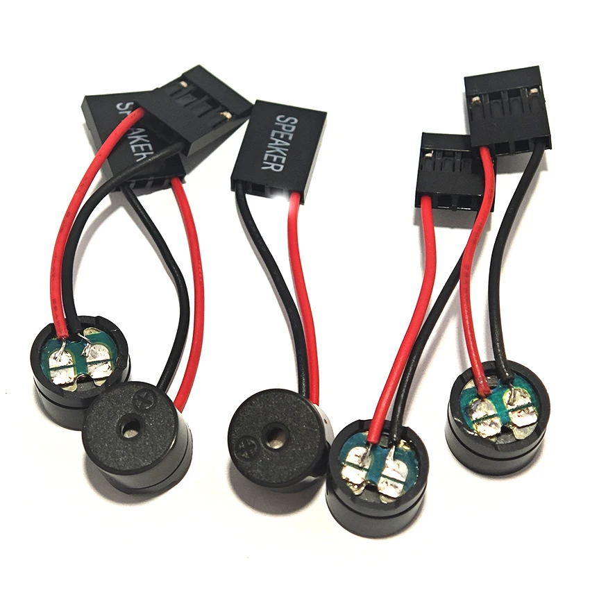 5PCS Mini Plug Speaker For PC Computer Case Buzzer Motherboard Mini Onboard Case Buzzer Board Beep SPEAKER Alarm