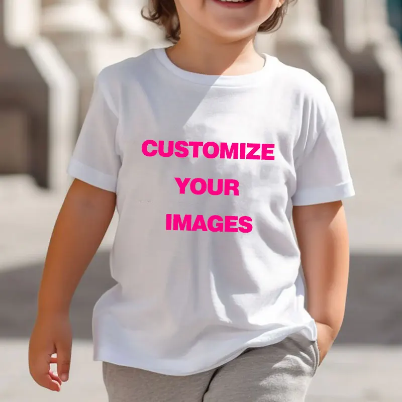 Cotton Custom Children Colorful T-shirts DIY Print Your Design Kids T-shirts Boys/Girls Tee Shirts Contact Seller Frist