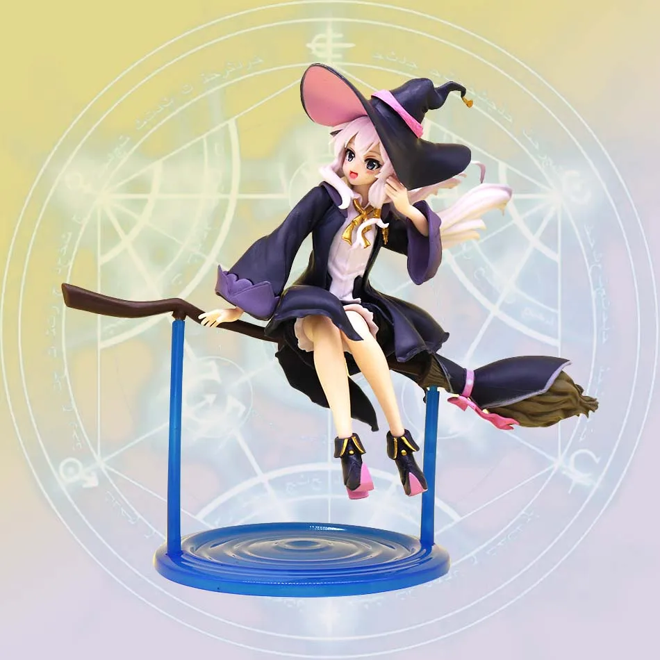Nueva Figura de PVC de Elaina de la serie Anime Wandering Witch: The Journey, en postura sentada con pijama, modelo de juguete, colgante para control central de computadora