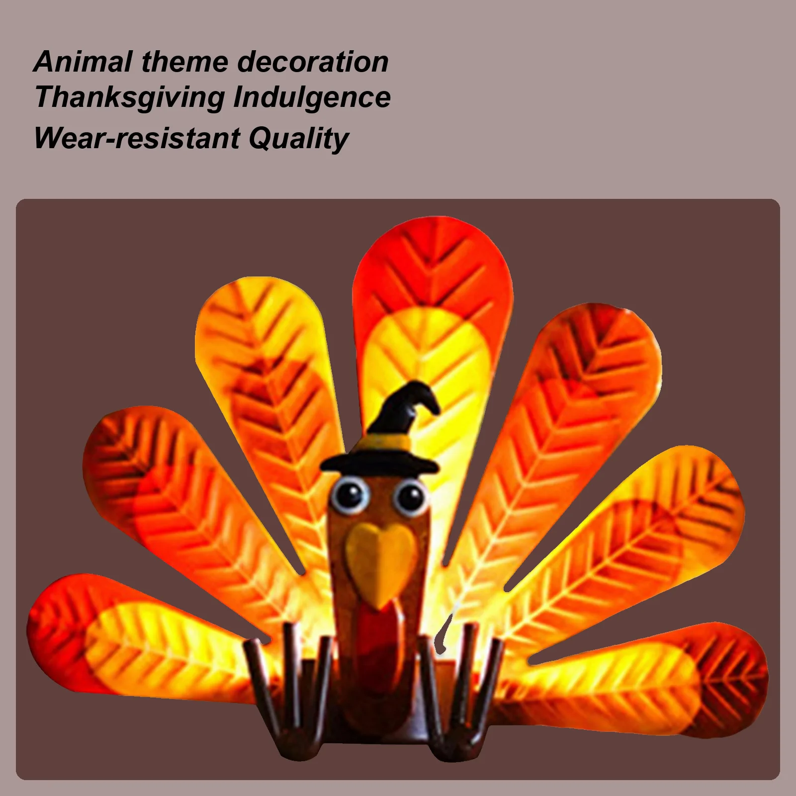 Thanksgiving Tealight Holders Alloy Fall Harvest Candle Holder Turkey Design Harvest Theme Candlestick For Table Centerpiece