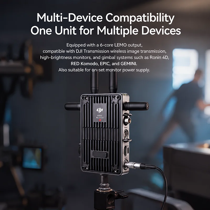 12V 4A 6 Pin Power Adapter Stable Constant Power Supply for Camera External Monitor Wireless Image Transmission Device