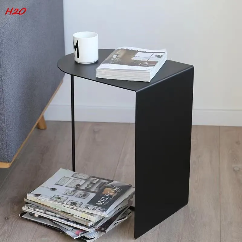 Sofa Side Table European Light Luxury Creative Bedside Living Room Minimalist Designer Mobile Small Table Dropshipping