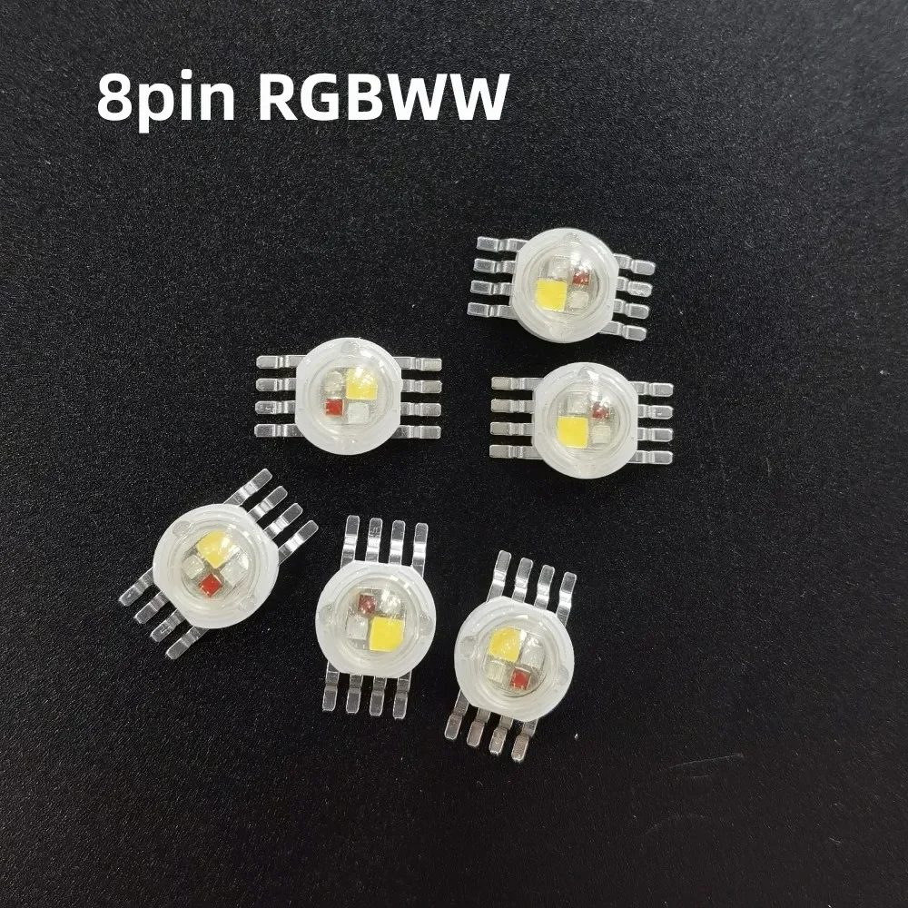 RGBW (RGB+W+Y+UV) 6W,9W,12W,15W,21W LED Lamp Emitter Diodes For Stage Lighting High Power LED 45mil Epistar LED Chip