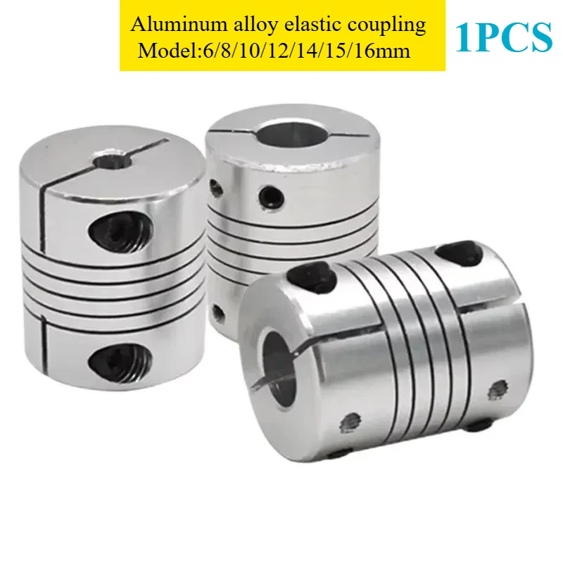 

6mm/8mm/10mm/12mm/14mm/15mm/16mm Aluminum Flexible Connector for CNC 3D Printer Servo Stepper Motor Shaft Coupling Z Axis Cnc
