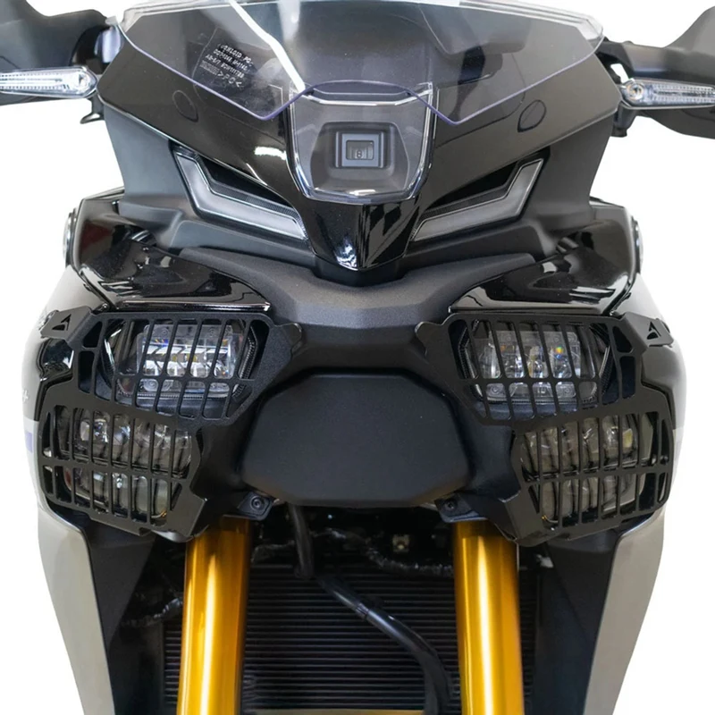 Super Sale Motorcycle Headlight Cover Protection for Yamaha Tracer 9/9GT 2025 2026 Headlight Grille Guard Accessories