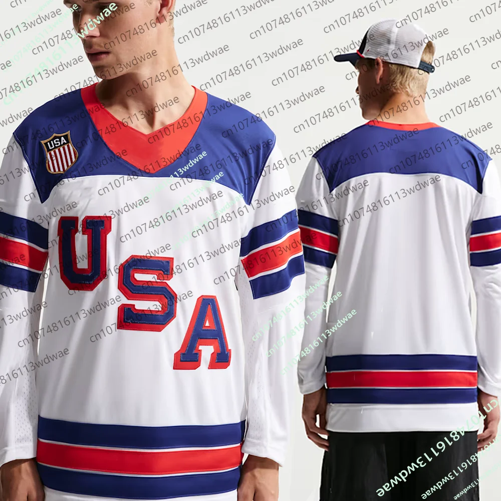 Camiseta de Hockey sobre Hielo de Manga Larga para Hombre, Diseño de la Copa de las 4 Naciones 2026, Camiseta Premium sin Estampado para Jugador, Camisetas de Hockey sobre Hielo de Manga Larga para Niños