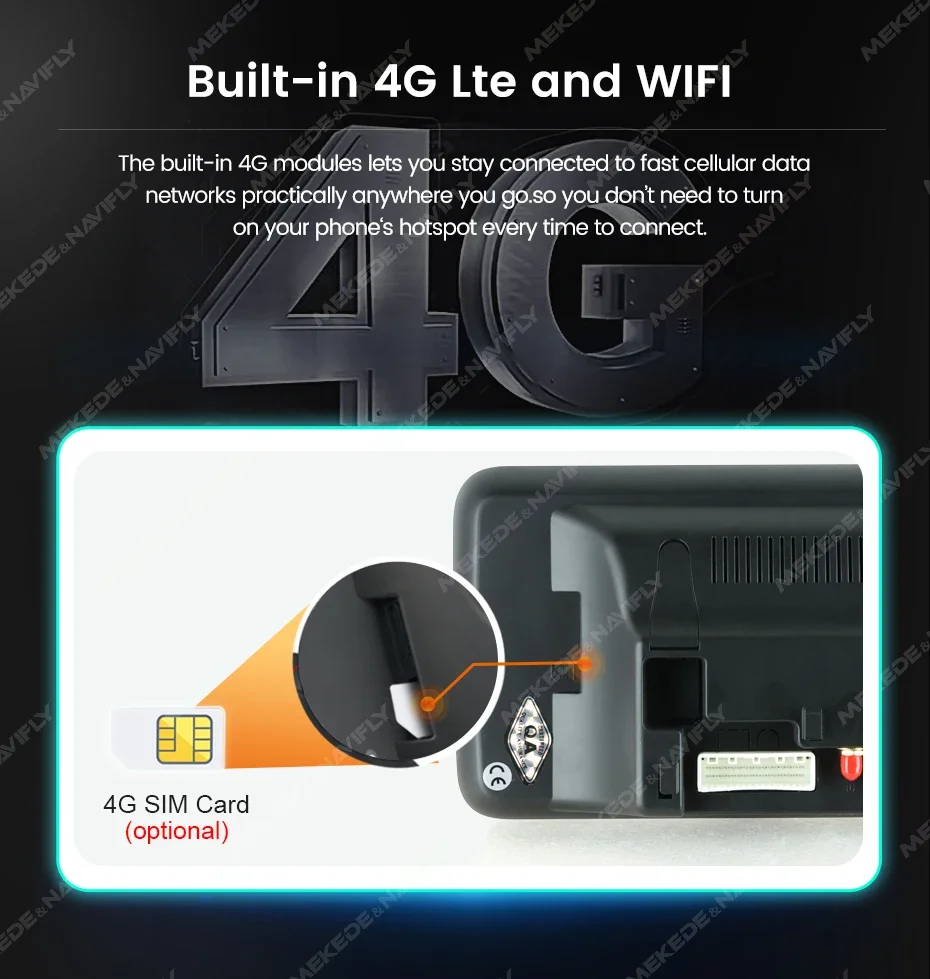MEKEDE 8-Kern Android 15 Autoradio CarPlay Auto für Audi Q5 2010-2017 Multimedia All-in-One GPS-Navigation Stereo DSP 4G WIFI BT – Detail 17