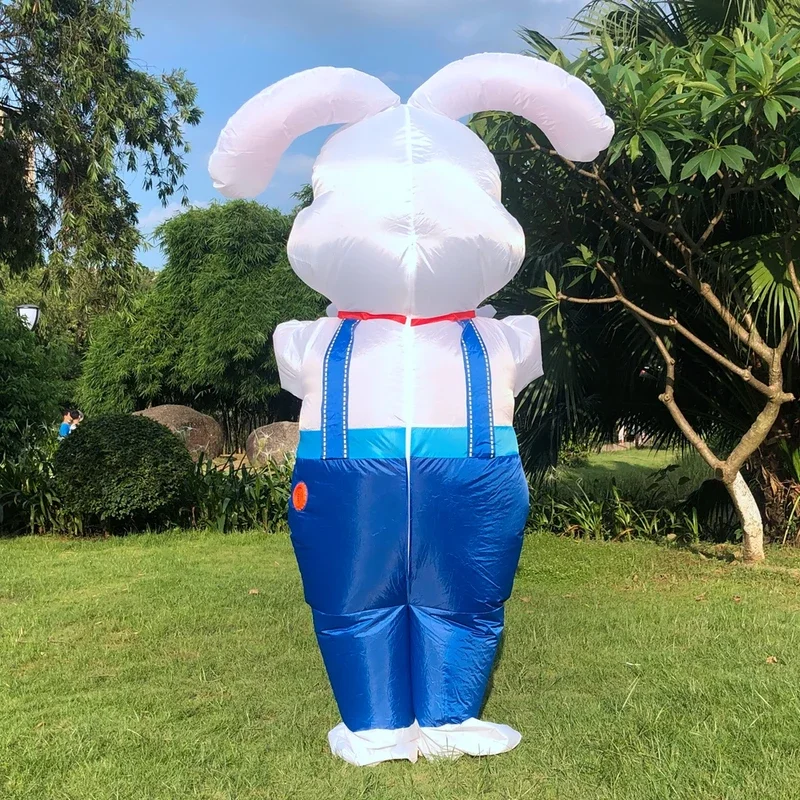 Easter Bunny Inflatable Costumes Anime Mascot Polar Bear Rabbit Fancy Halloween Christmas Cosplay Party Dress Suits for Adul@0Z*