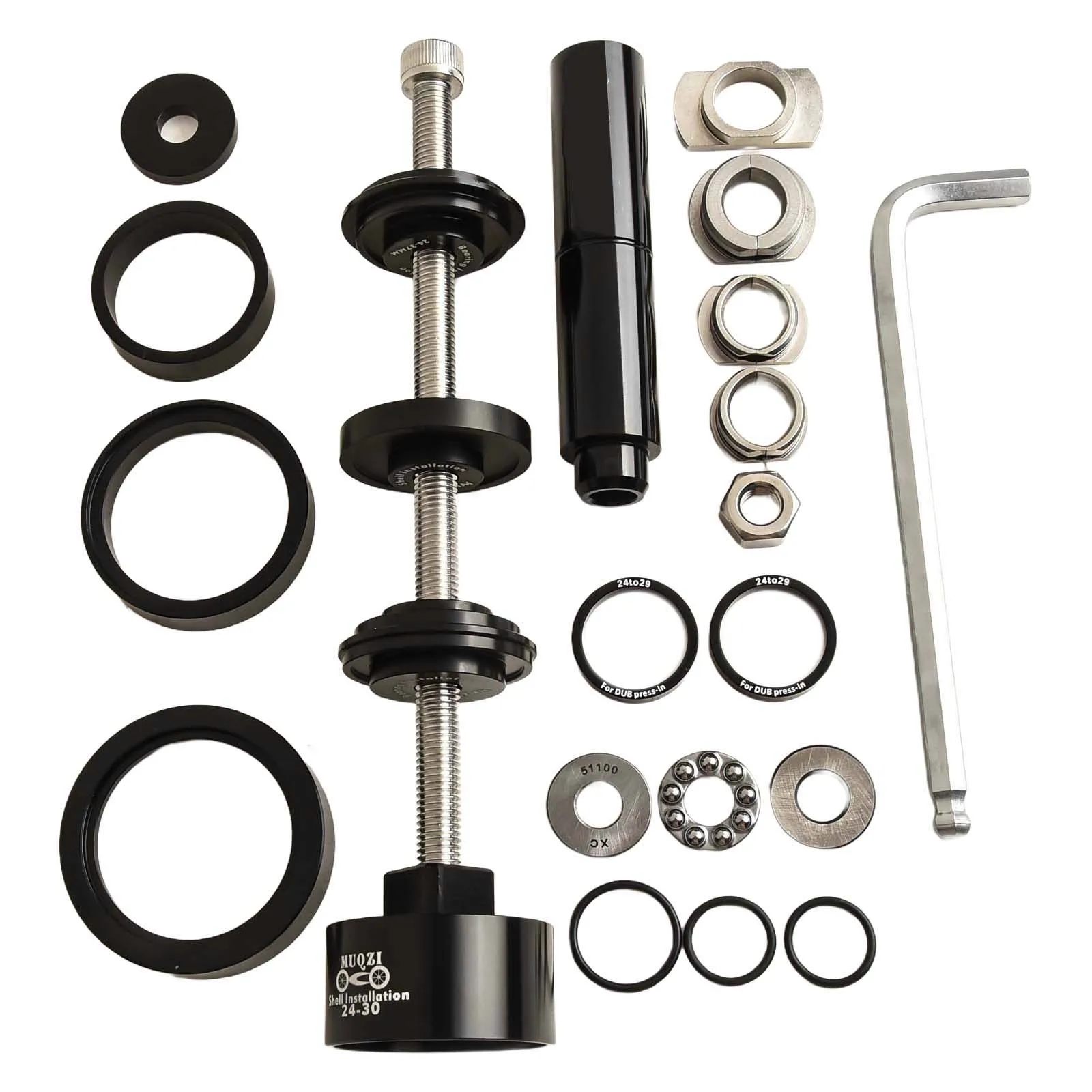 

Axle Installation Tool Approximately 695.5g Bicycle Bearing Tool Neat And Beautiful Simple Operation High-strength Material