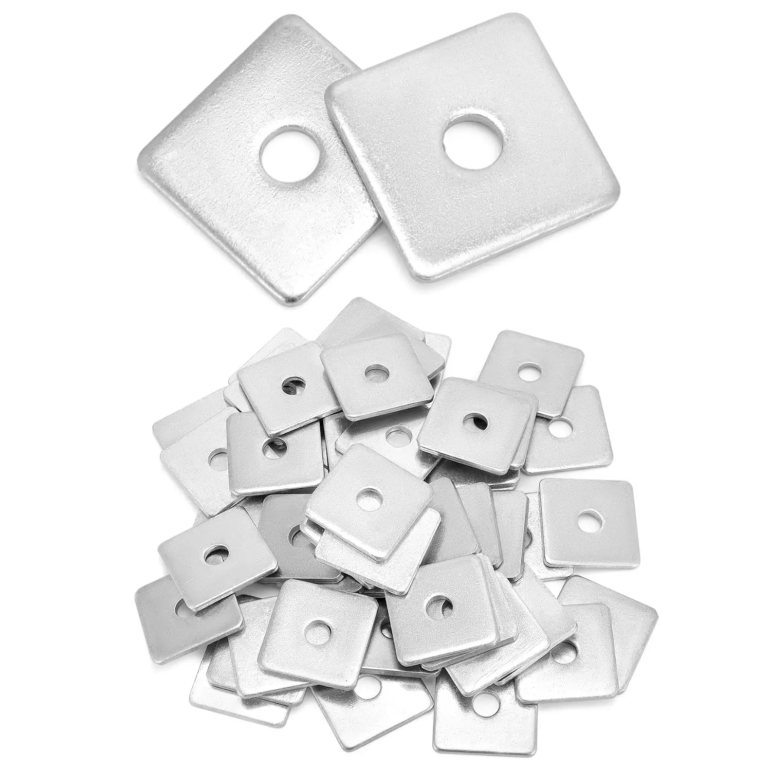 304 Stainless Steel Square Washers Are Suitable for Anti-loosening Fasteners in Construction and Industrial Equipment.