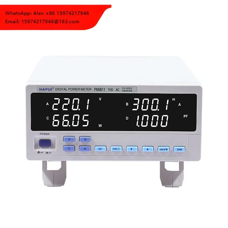 NAPUI PM9811 Single Phase Total Harmonic Distortion Power Meter With 0.5 Accuracy Class