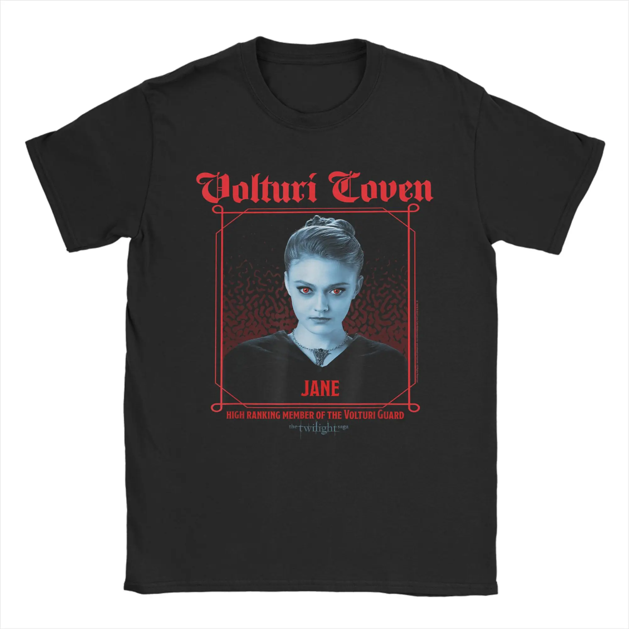 

Men's T-Shirt Twilight Jane Volturi Coven Funny Cotton Tee Shirt Short Sleeve Movie Vampire T Shirts O Neck merch Adult