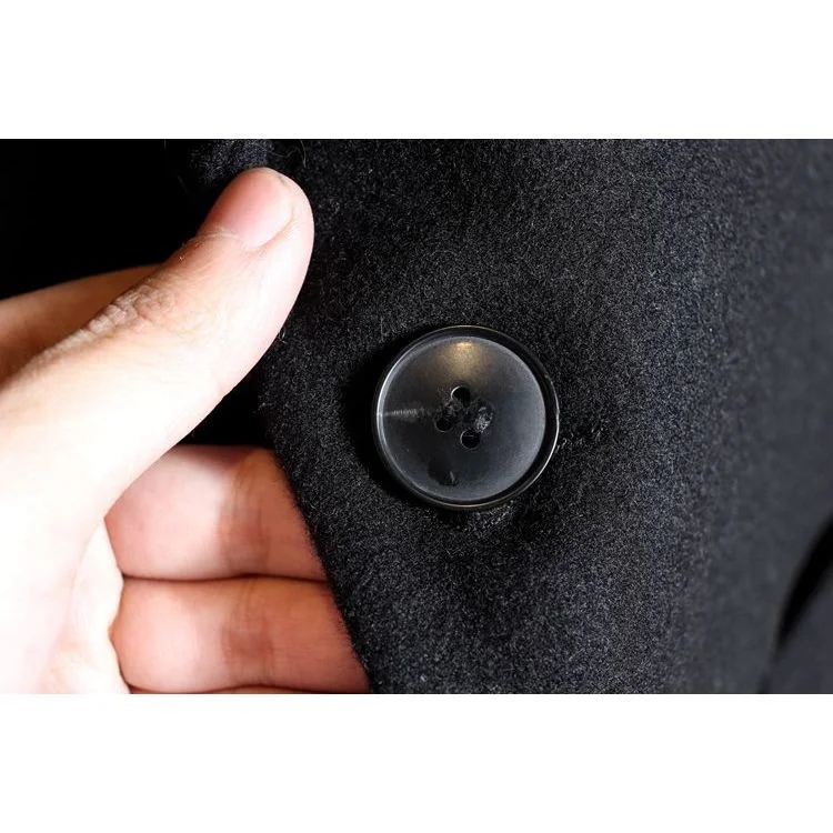 

Универсальное мужское шерстяное пальто Bla, простое модное осенне-зимнее сезонное пальто, облегающее модное городское пальто