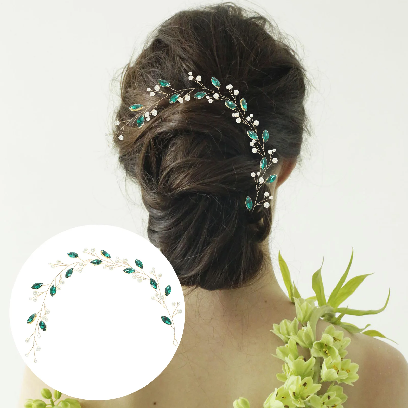 

Pearl Headband Hairband for Brides Bridal Headpieces Wedding Accessories Formal Occasions Manual Accessory Parties Metal