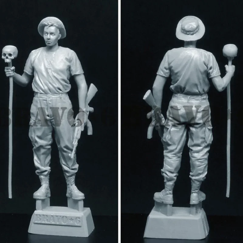 1/35 Scale Die-Casting Resin Figure Model Kit modeling US Infantry Single Scene Layout Figurine Unassembled Unpainted DIY Toys