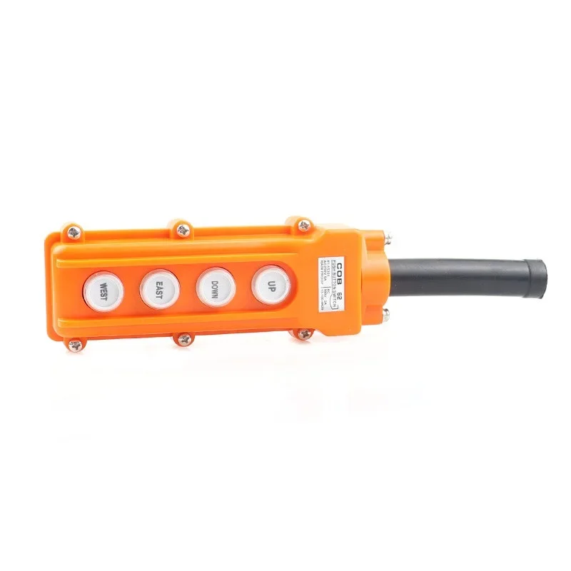 COB 62 Crane Controller Rainproof Pendant Control Station Push Button Switch for Hoist & Crane Efficient Workflow