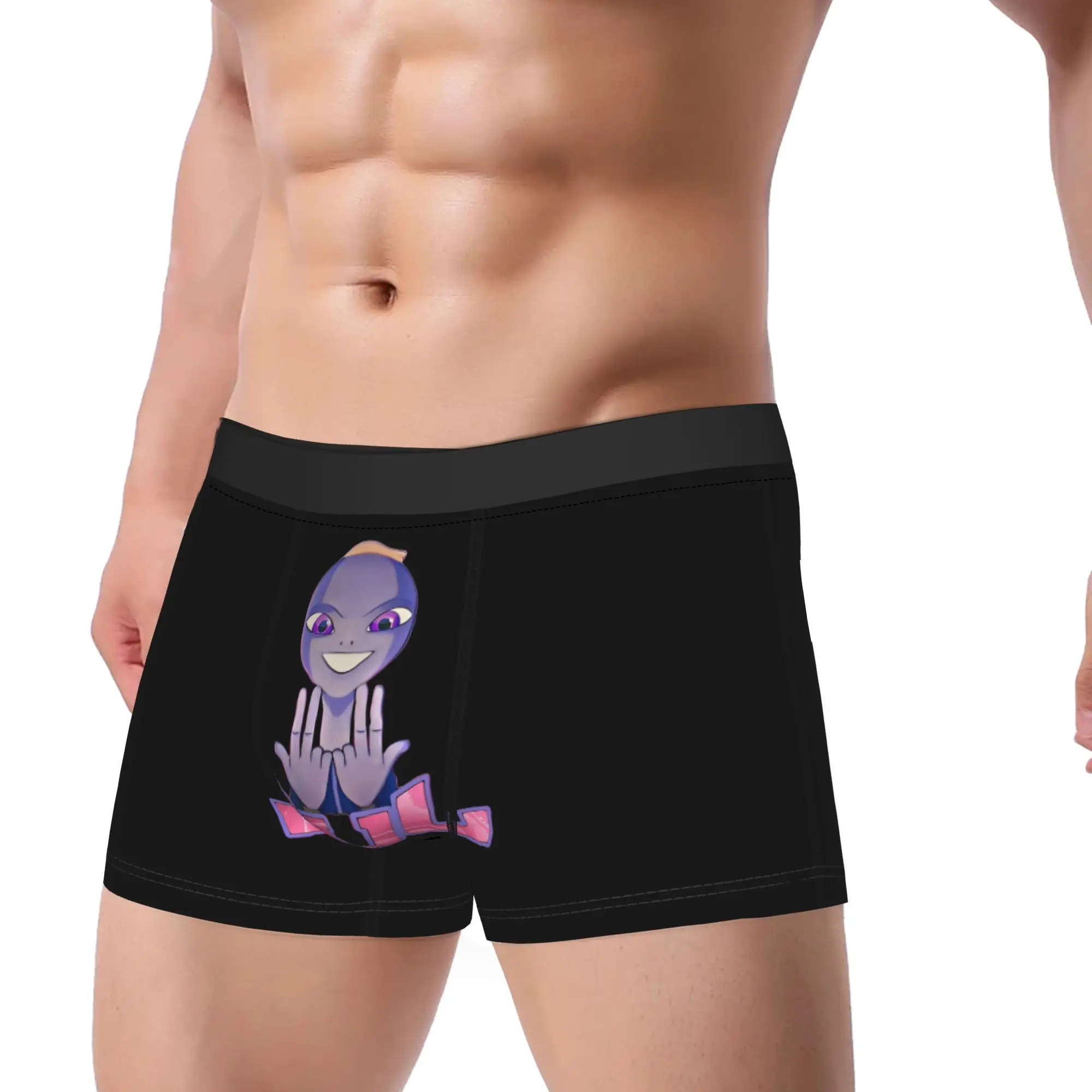 

Rapper Jul Boxer Brief Underwear Trenky Men Breathable Boxershorts Print Plus Size Panties