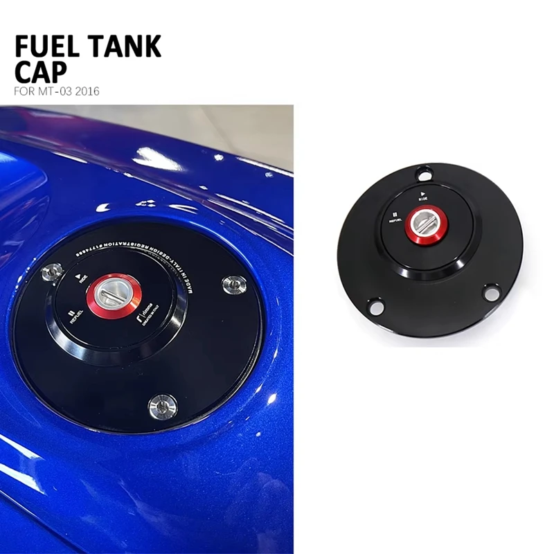 Motorcycle Accessories Fuel Tank Cap Gas Tank Cover Oil Fuel Tank Cap Fits For YAMAHA MT-03 MT03 MT 03 2016