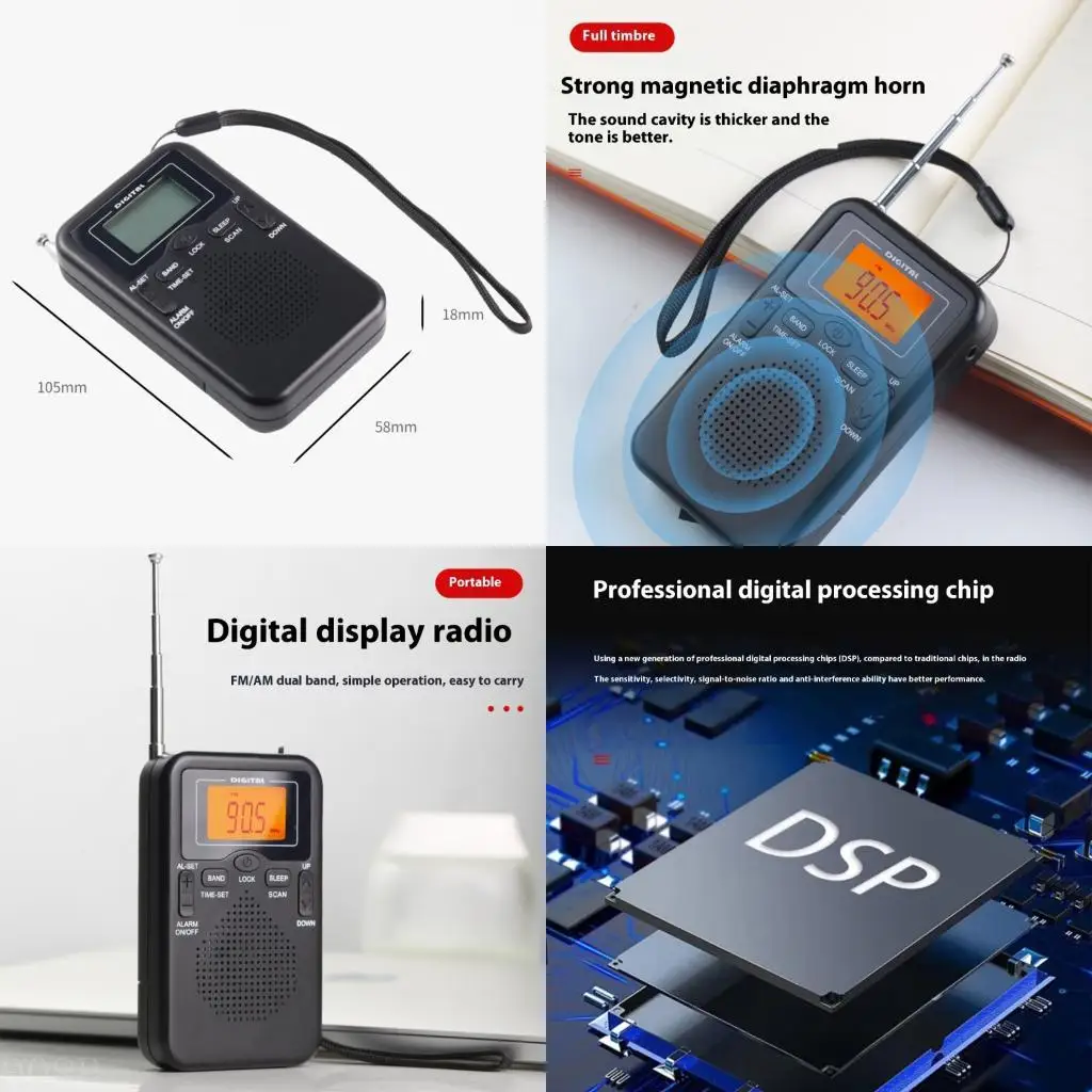 D08B Fm Portable Po… - image