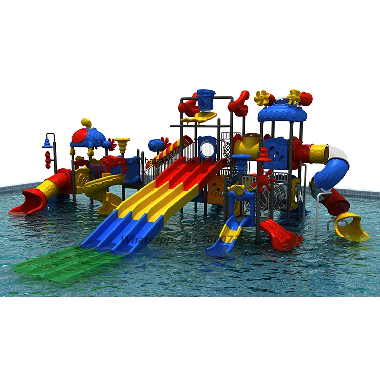 Modern Outdoor Park Water Sliding Chutes Eco Friendly and Family Fun Design High Quality Water Park Slide Equipment
