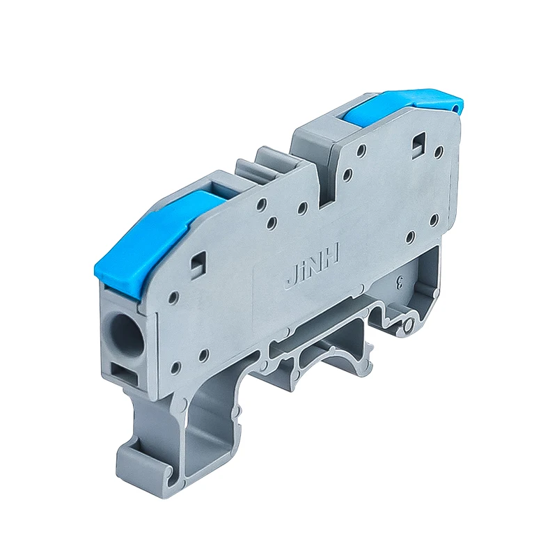 6 مللي متر DIN السكك الحديدية كتل طرفية ربط مجاني المدمجة سريعة رافعة الأسلاك موصل الربيع كابل اتصال محطة الصحافة 32A 450 فولت #5