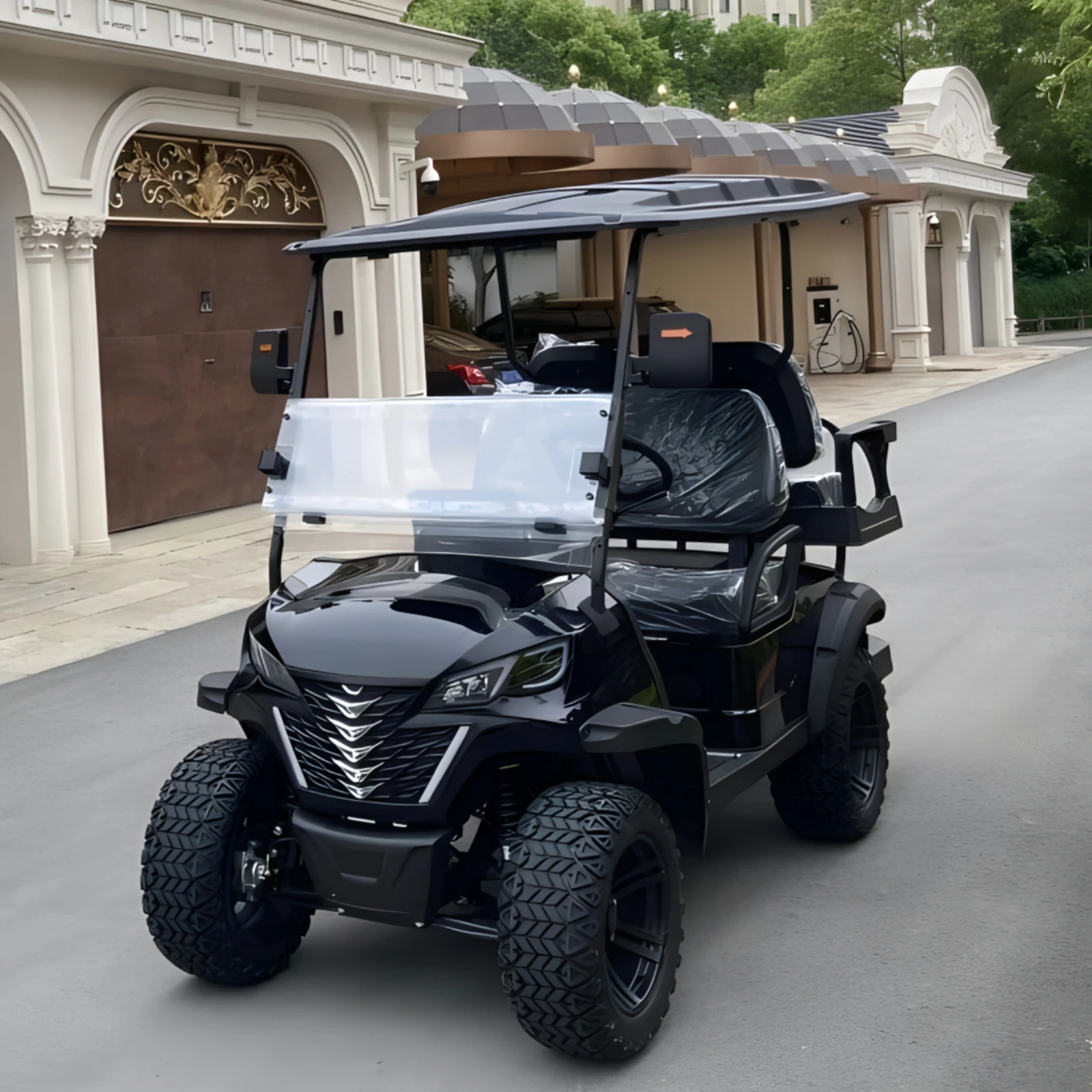 Electric Hunting Car, Electric Golf Cart, 2-8 Seats, High-Performance Electric Car, Tourist Car, New Energy Sightseeing Car, Fre