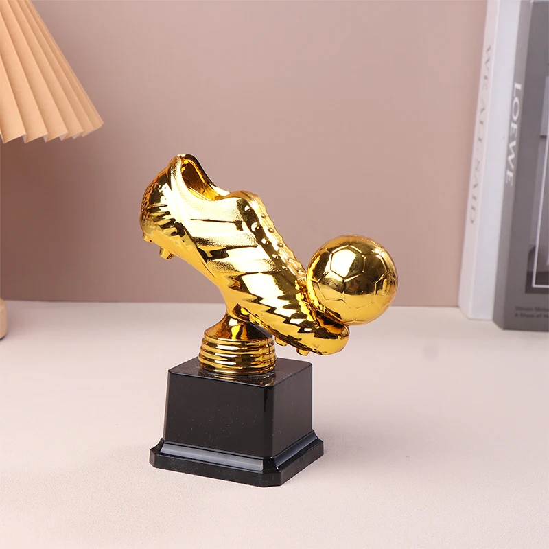 European Golden Shoe Football Soccer Award Trophy Best Shooter Shoe Boot Fans Souvenir Cup Gift Crafts