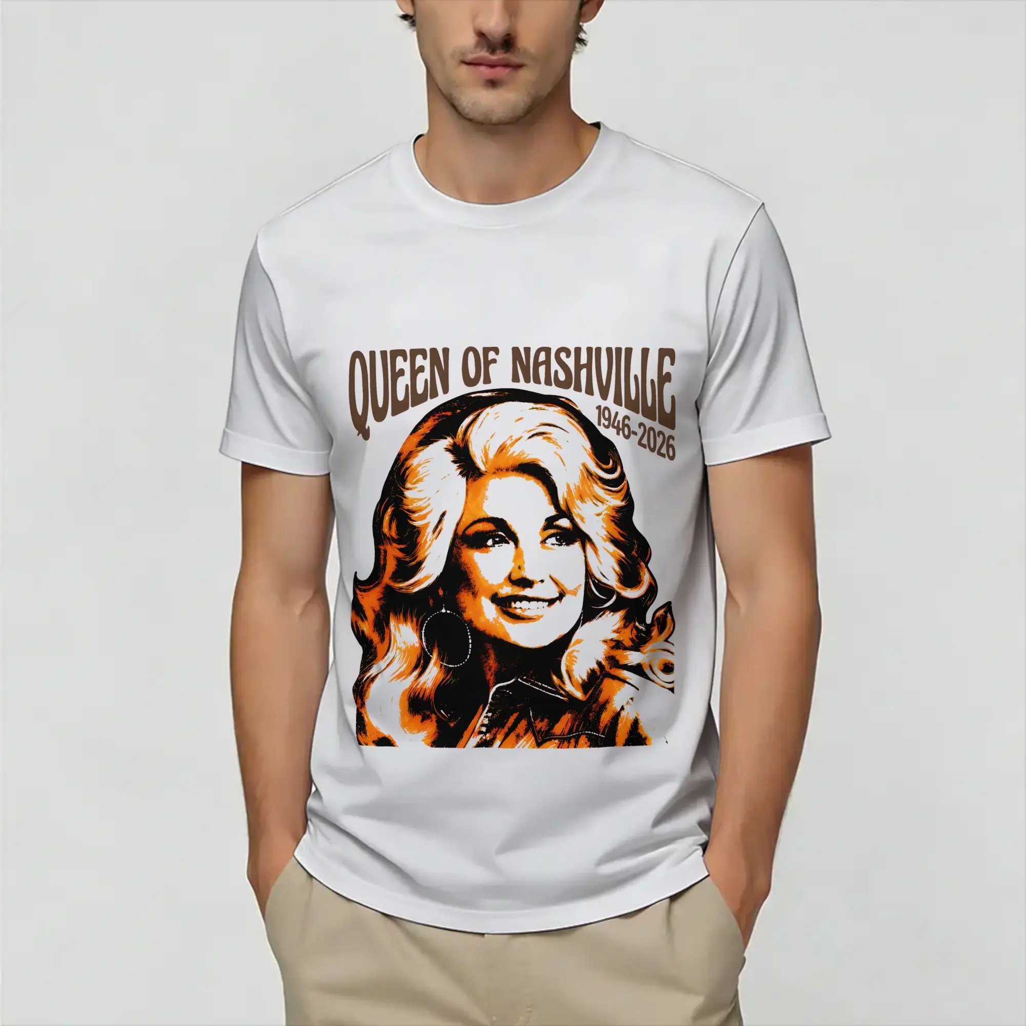Novelty RIP Dolly Partons T-Shirts for Men O Neck Pure Cotton T Shirts  Short Sleeve Tee Shirt 4XL 5XL Tops