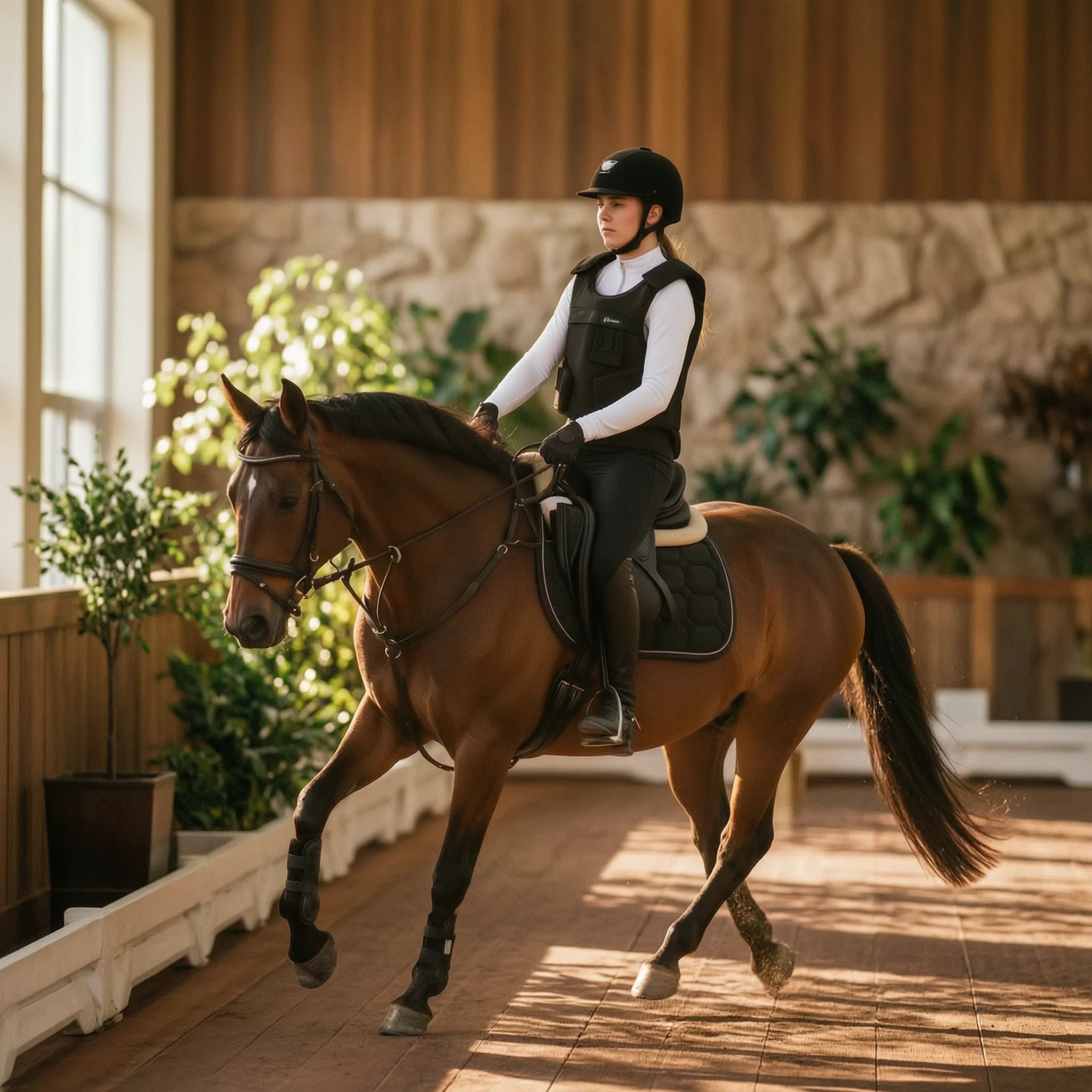padded-riding-body-protector-pull-on-design-horse-riding-protector-equestrian-vest-safety-padding-sports-gear-adjustable-fit