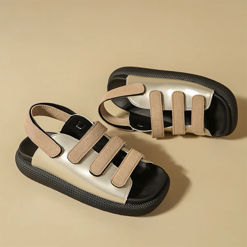 

Women Platform Sport Sandals Flats Beach Shoes Summer Slippers 2026 Trend Sneaker Casual Walking Flip Flops Open Toe Slides Lady