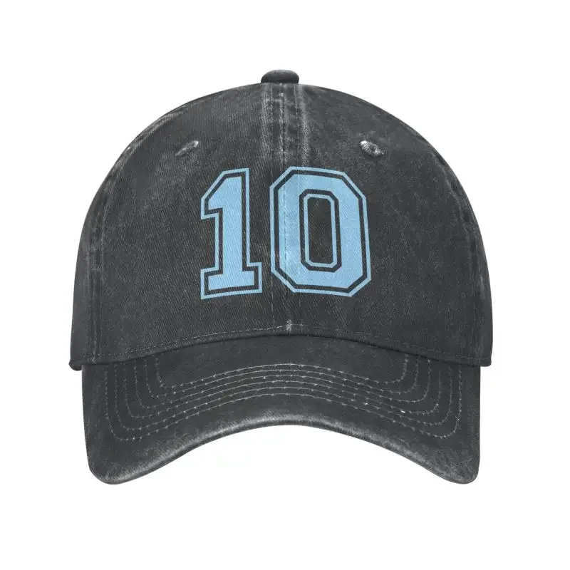 

Punk Unisex Cotton Number 10 Ten Baseball Cap Adult Adjustable Dad Hat Men Women Sports