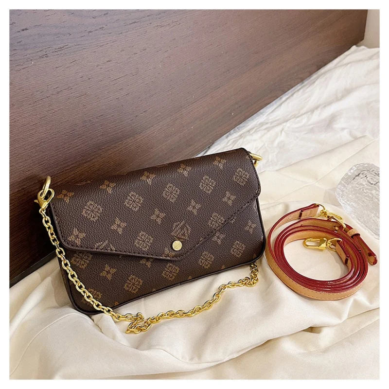 2026-new-women's-fashionable-monogram-chain-bag-retro-versatile-envelope-bag-suitable-for-everyday-wear-shoulder-crossbody-ba