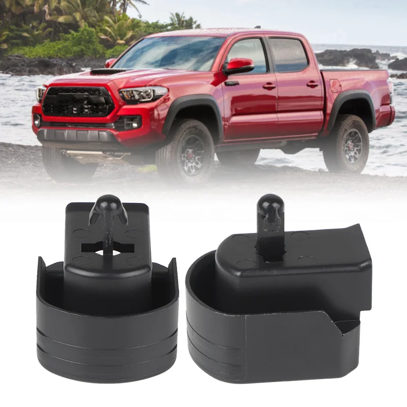 2pcs Black Right Side Rear Tailgate Hinge Bushing Grommet 66143-04021 For Toyota Tacoma 2016 2017 2018 2019 2020 2021 2022 2023