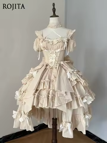 Ballet Style Lolita Evening Dress for Women 2025 New High-end Sweet Girl Birthday Princess Dress Japanese Style Daily Dress