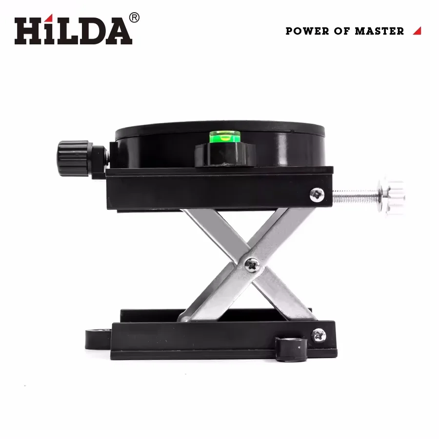 HILDA Adjustable Lift Stand For Laser Level 360-Degree Rotation Router Lift Table Adjustable Height Laser Level Lifting